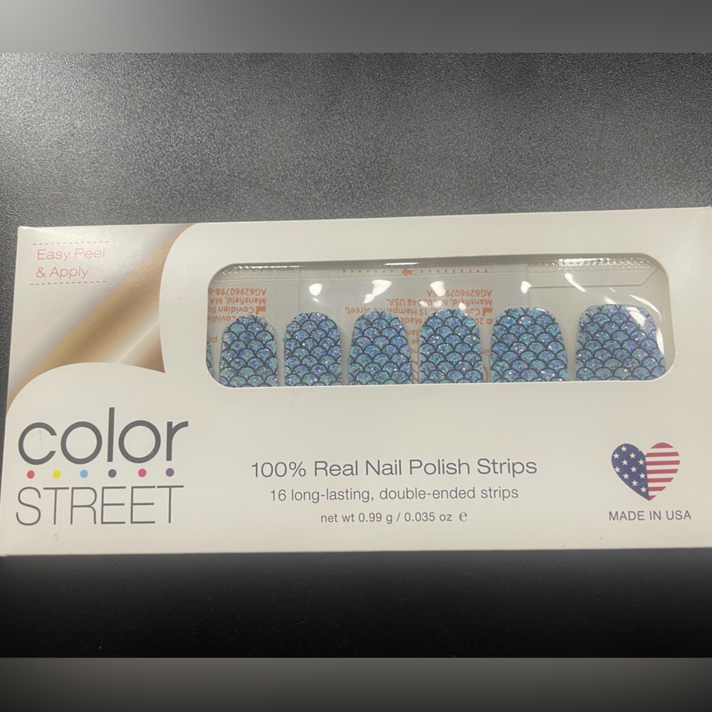 Color Street Ocean Blue Nail Strips